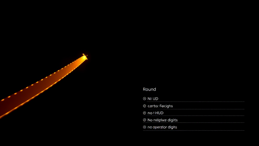 A plain question-mark outline beside a short list of lines, dark navy background